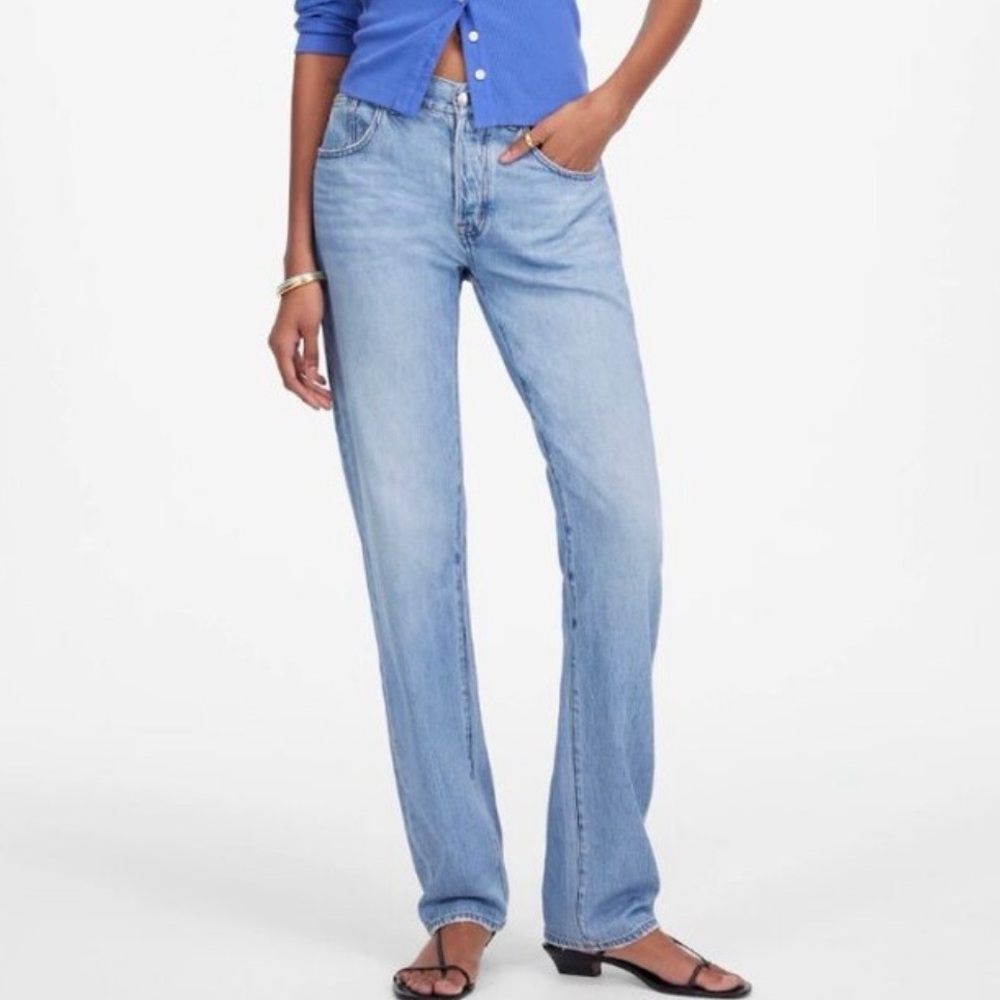Madewell Women's Blue Straight Leg Jeans 
Size 23